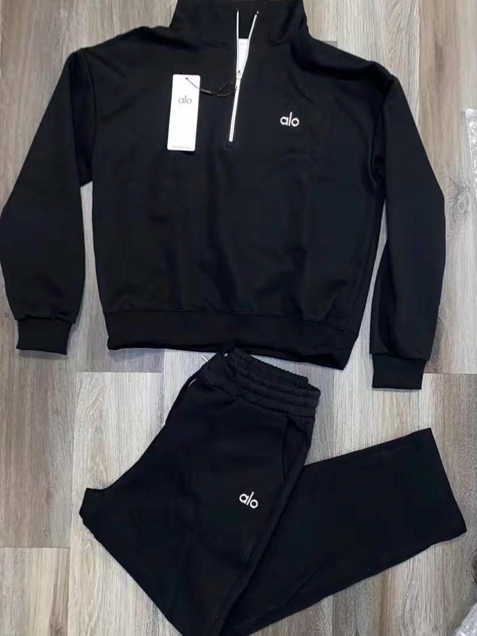 Alo Yoga Black Drawstring Joggers